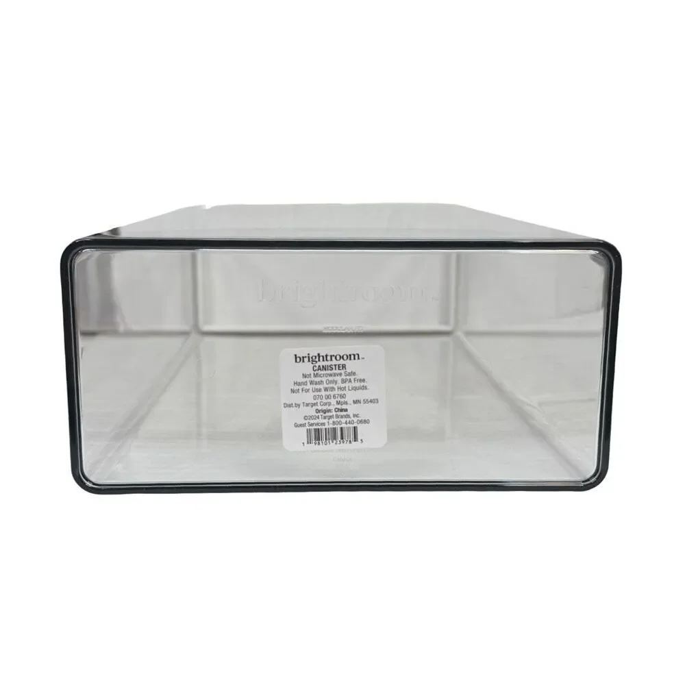 Brightroom 4.3 Qt Plastic Food Storage Canister - Set of 2